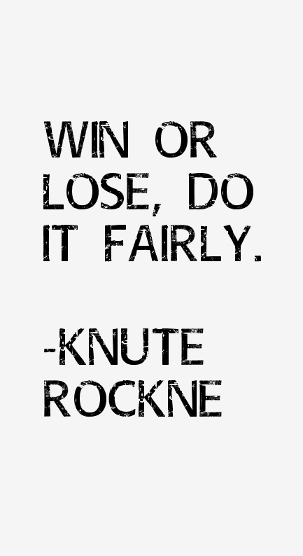 Knute Rockne Quotes