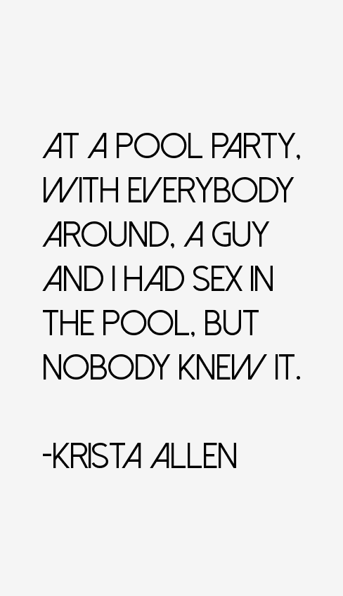 Krista Allen Quotes