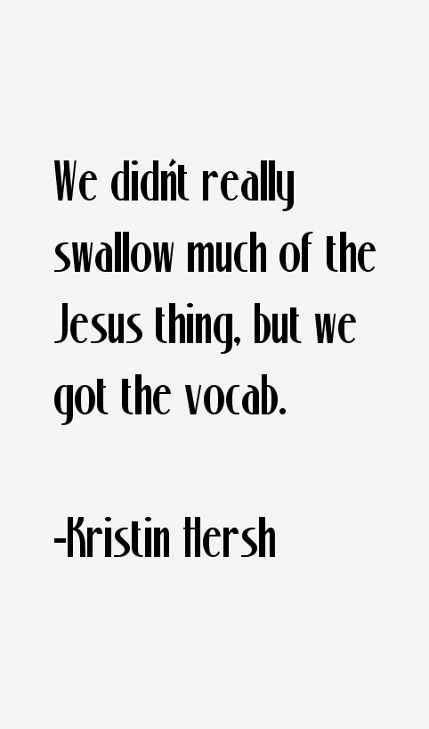 Kristin Hersh Quotes