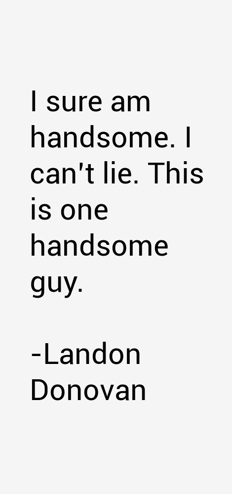 Landon Donovan Quotes