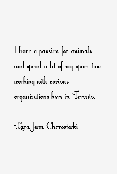 Lara Jean Chorostecki Quotes