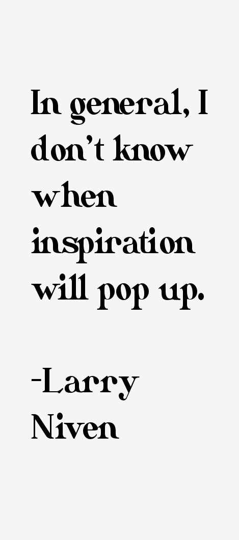 Larry Niven Quotes