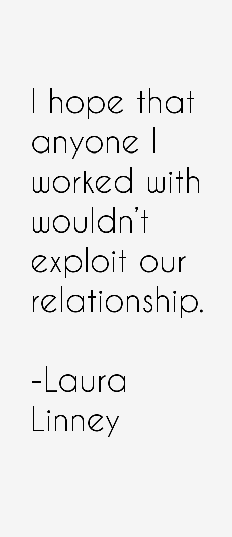 Laura Linney Quotes
