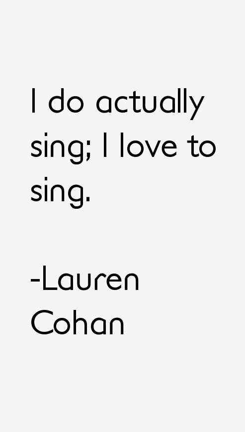 Lauren Cohan Quotes