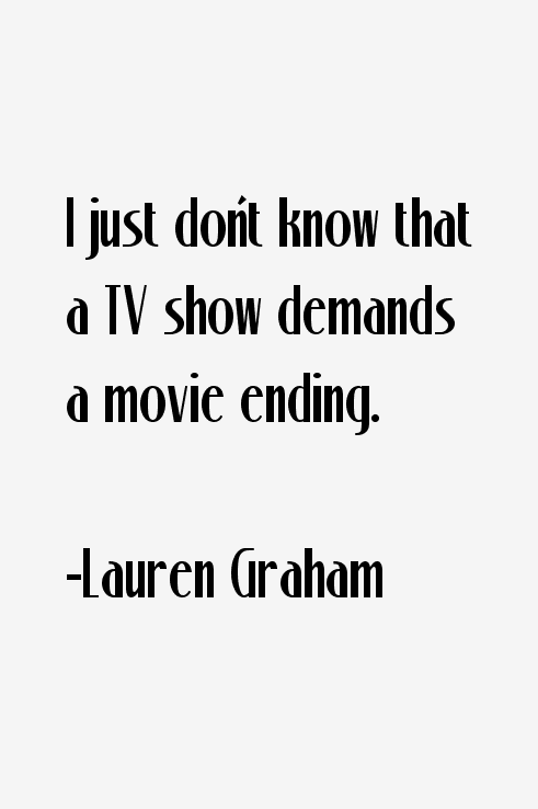 Lauren Graham Quotes