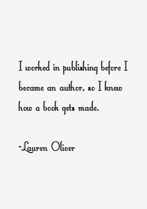 Lauren Oliver Quotes