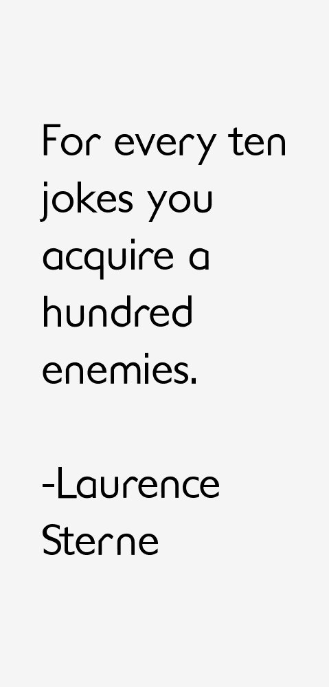 Laurence Sterne Quotes