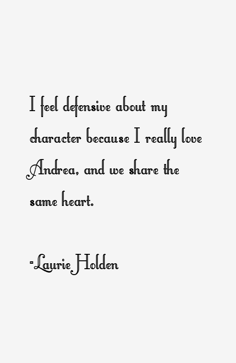 Laurie Holden Quotes