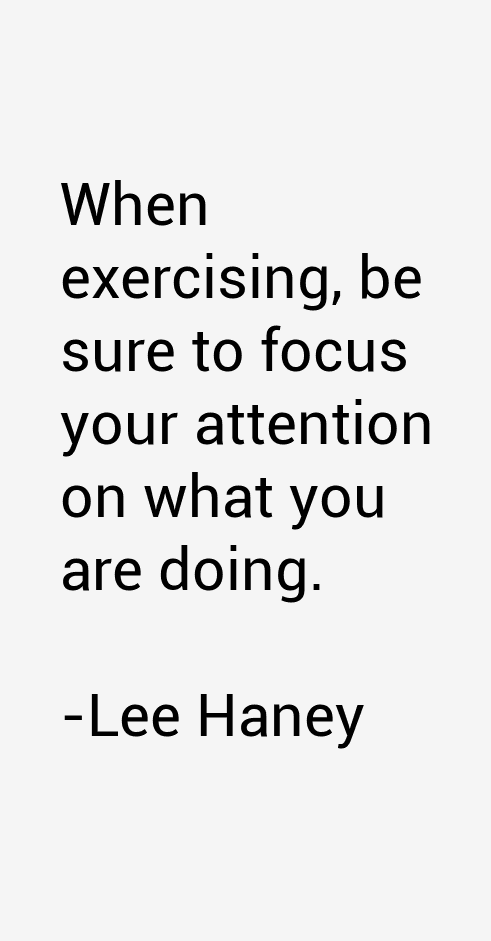 Lee Haney Quotes