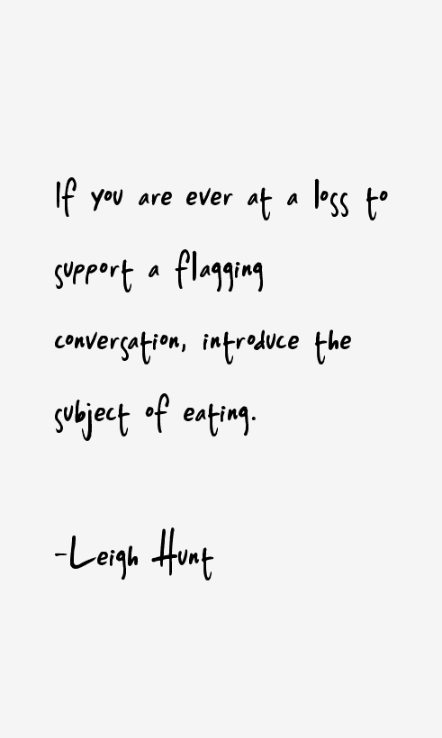Leigh Hunt Quotes