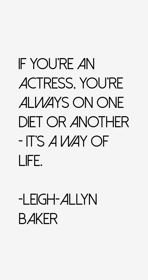 Leigh-Allyn Baker Quotes