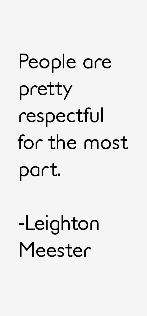 Leighton Meester Quotes