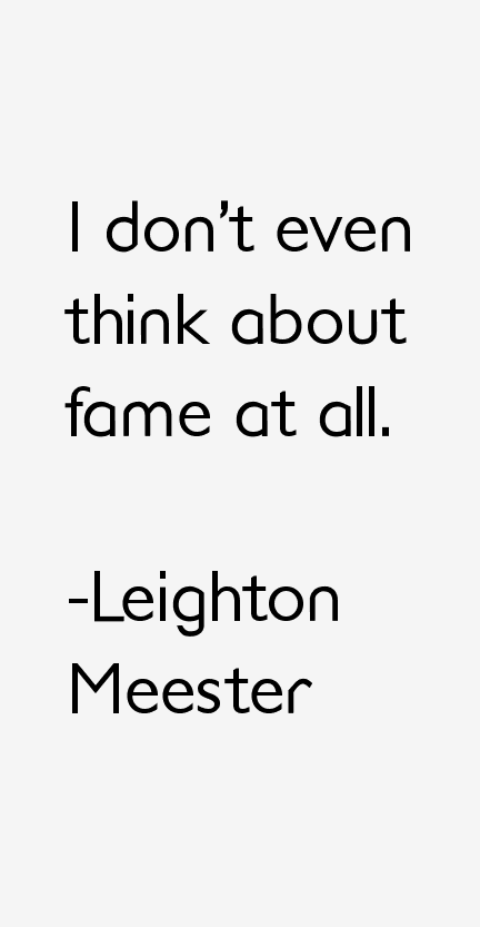 Leighton Meester Quotes
