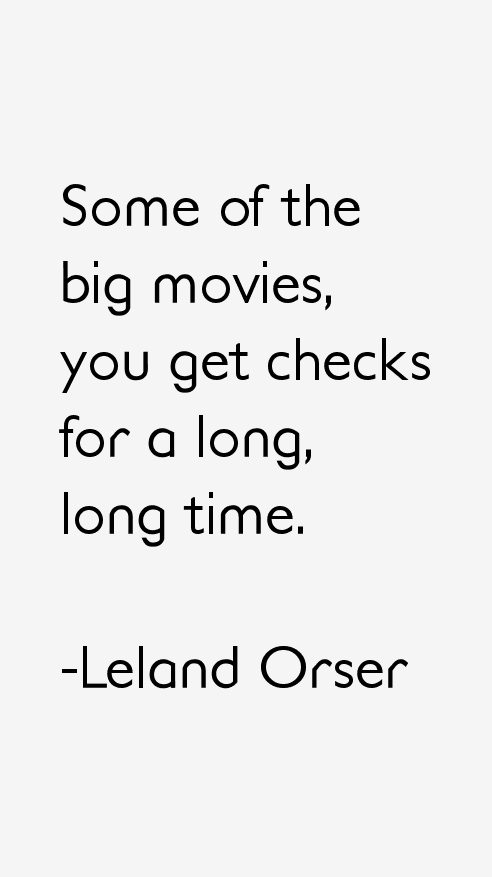 Leland Orser Quotes
