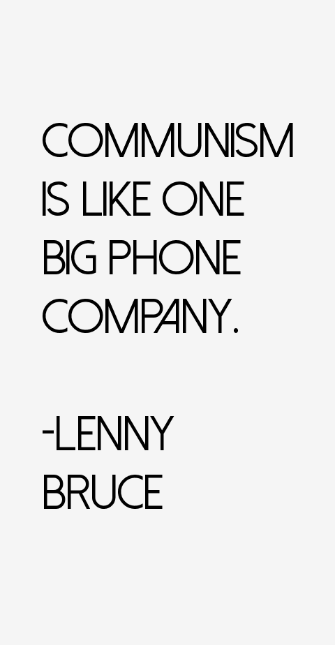 Lenny Bruce Quotes