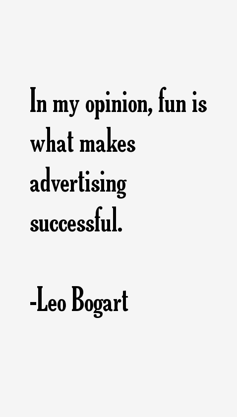 Leo Bogart Quotes