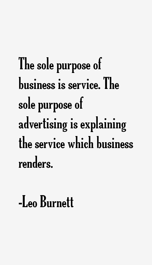 Leo Burnett Quotes