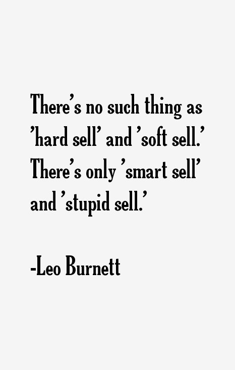 Leo Burnett Quotes
