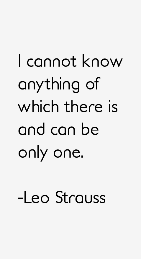 Leo Strauss Quotes