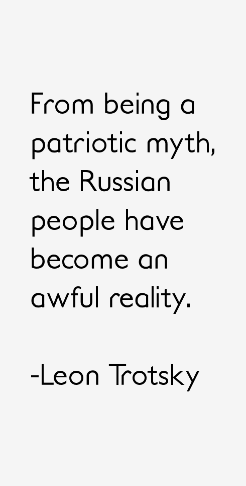 Leon Trotsky Quotes