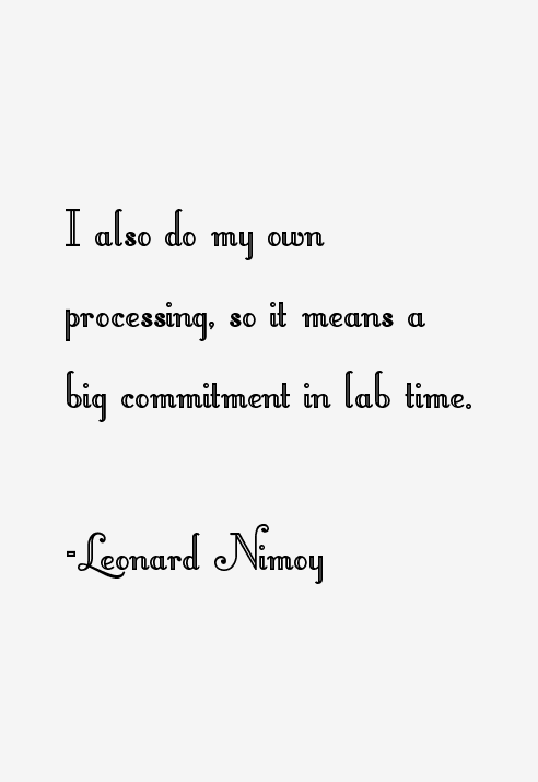 Leonard Nimoy Quotes