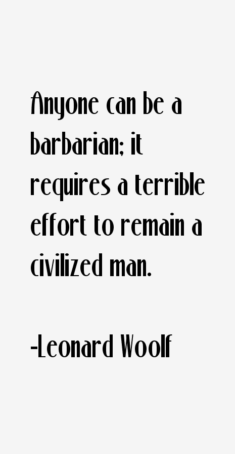 Leonard Woolf Quotes
