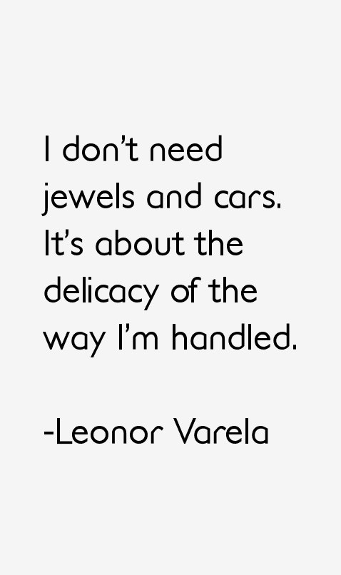 Leonor Varela Quotes