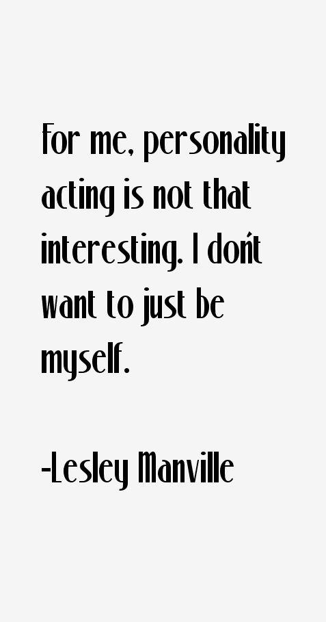 Lesley Manville Quotes