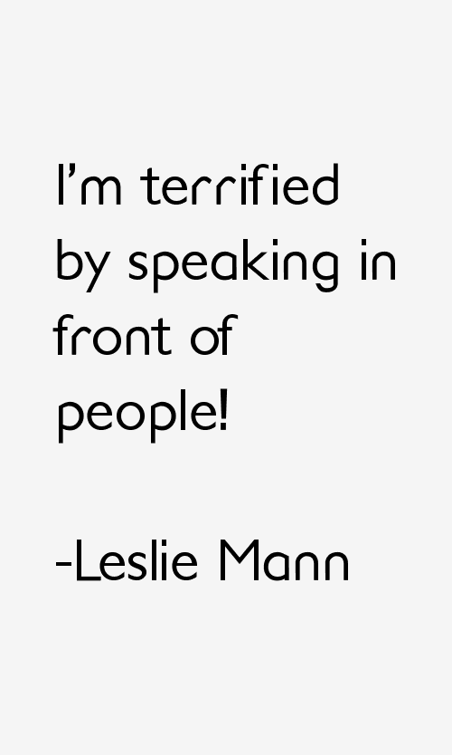 Leslie Mann Quotes