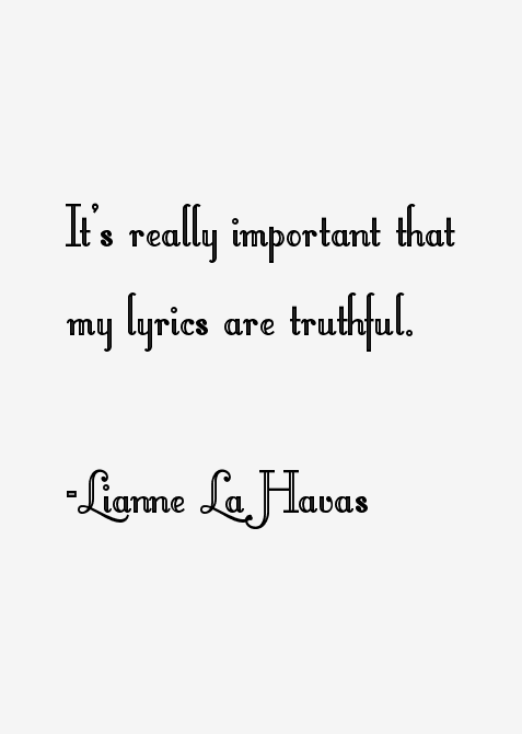 Lianne La Havas Quotes