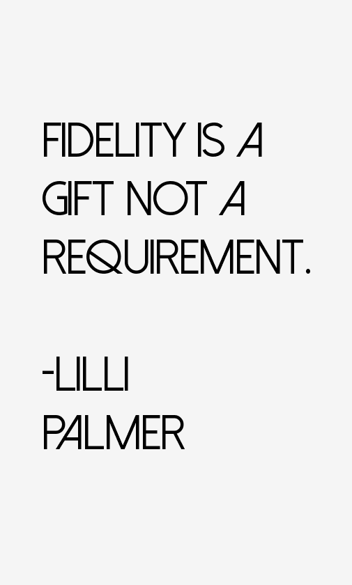 Lilli Palmer Quotes