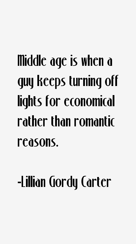 Lillian Gordy Carter Quotes