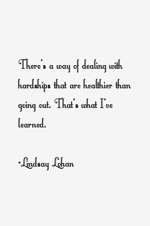 Lindsay Lohan Quotes