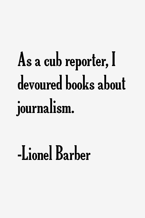 Lionel Barber Quotes