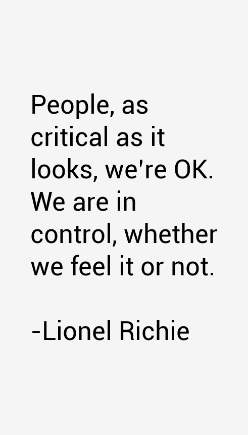 Lionel Richie Quotes