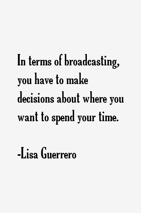 Lisa Guerrero Quotes