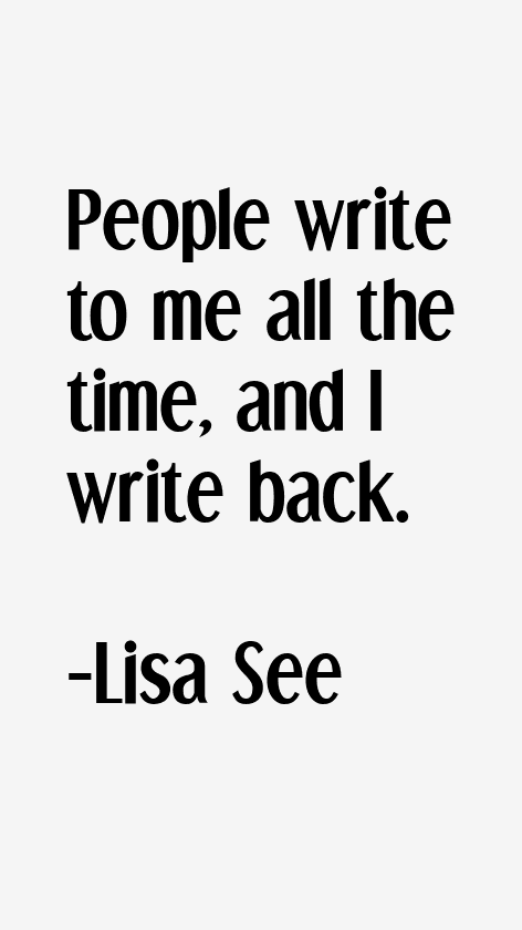 Lisa See Quotes