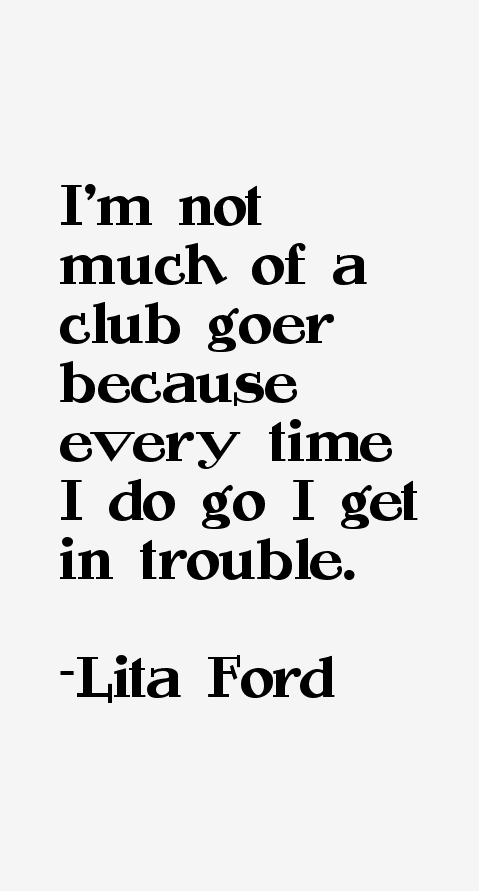 Lita Ford Quotes