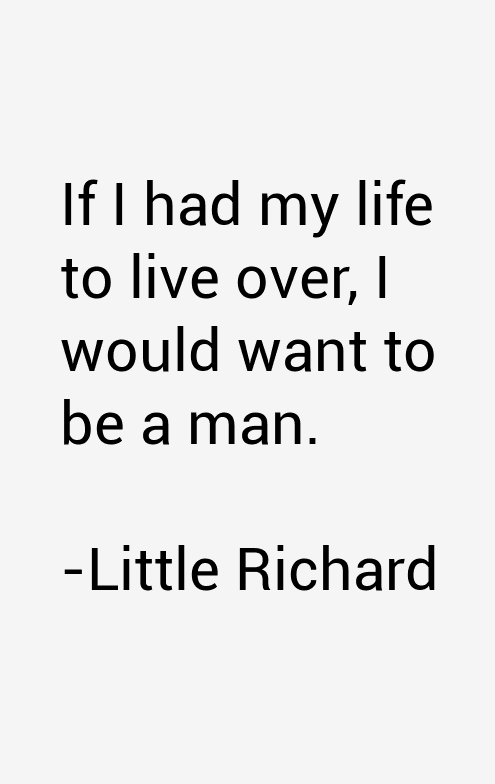 Little Richard Quotes