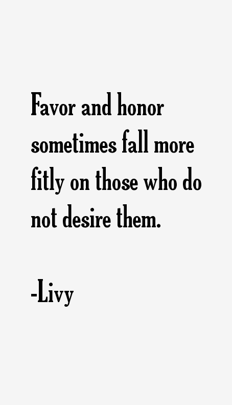 Livy Quotes