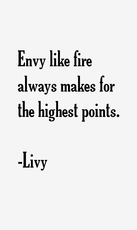 Livy Quotes