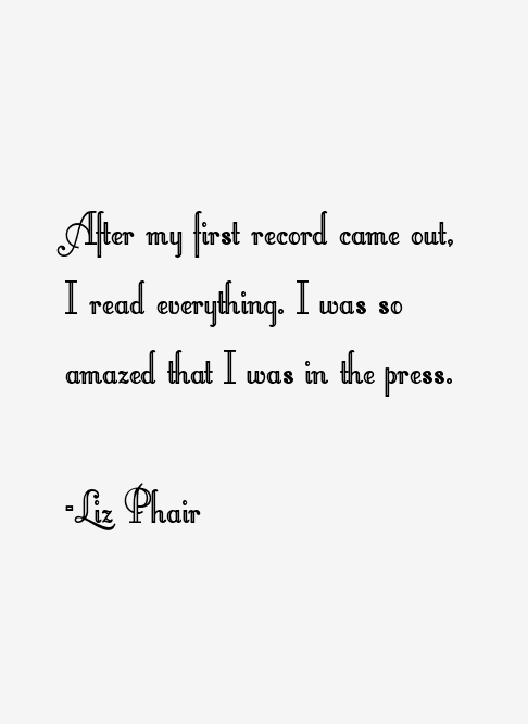 Liz Phair Quotes