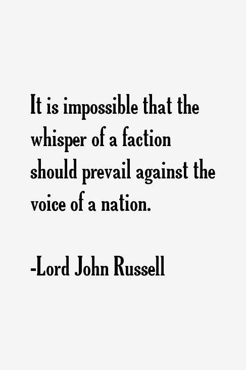 Lord John Russell Quotes
