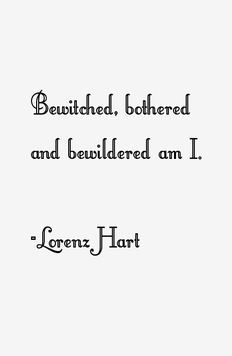 Lorenz Hart Quotes