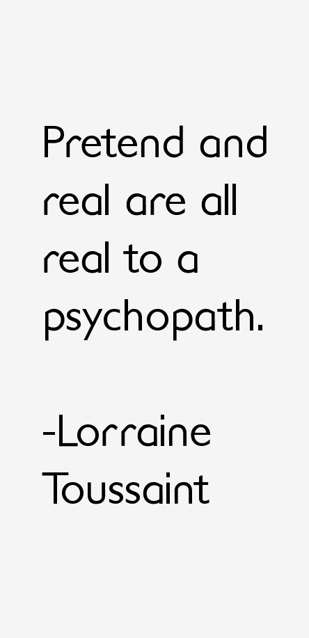 Lorraine Toussaint Quotes