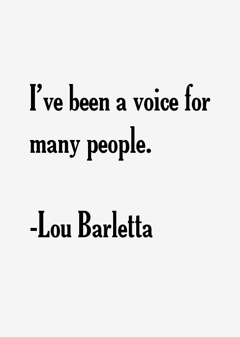 Lou Barletta Quotes