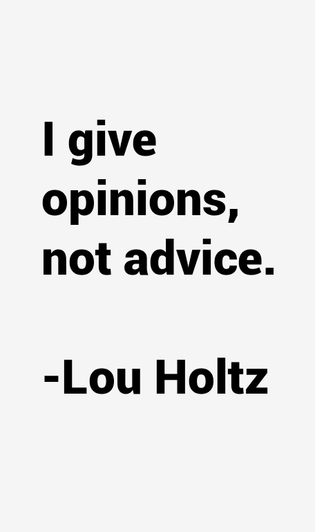 Lou Holtz Quotes