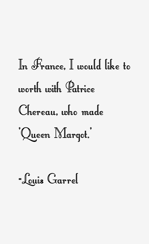Louis Garrel Quotes