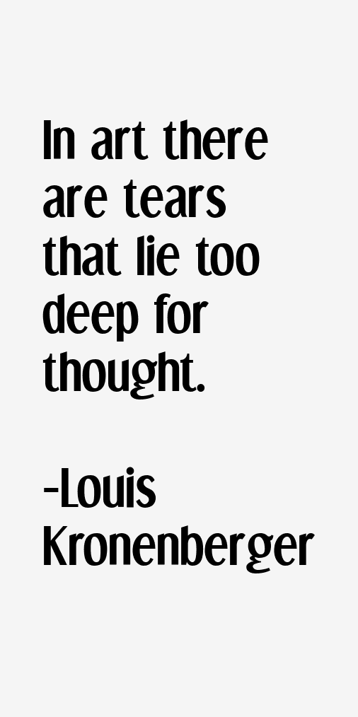 Louis Kronenberger Quotes