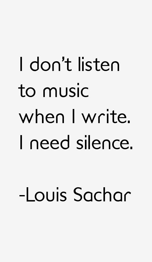 Louis Sachar Quotes